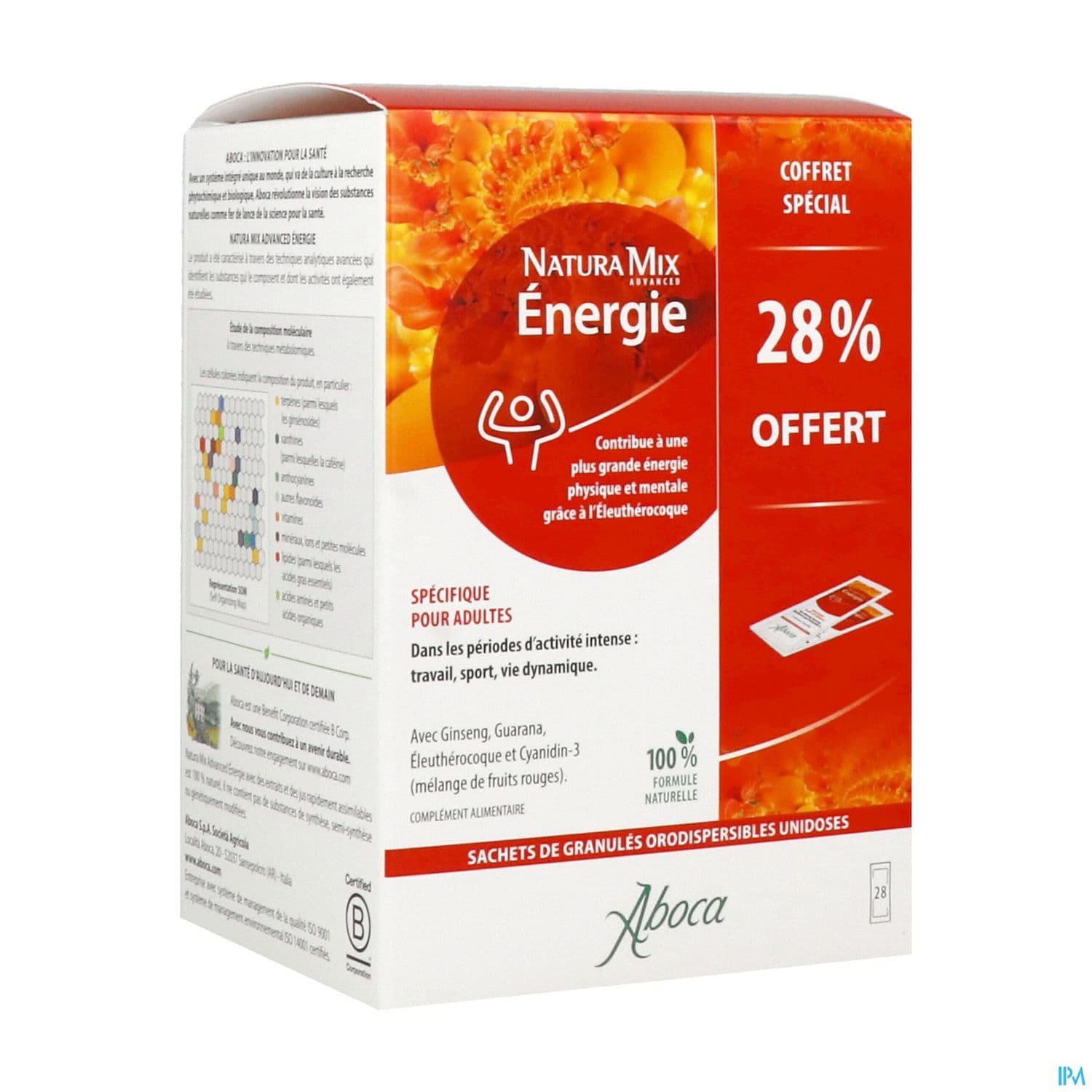 Aboca Natura Mix Advanced Energie Sachet Orodispersible 28
