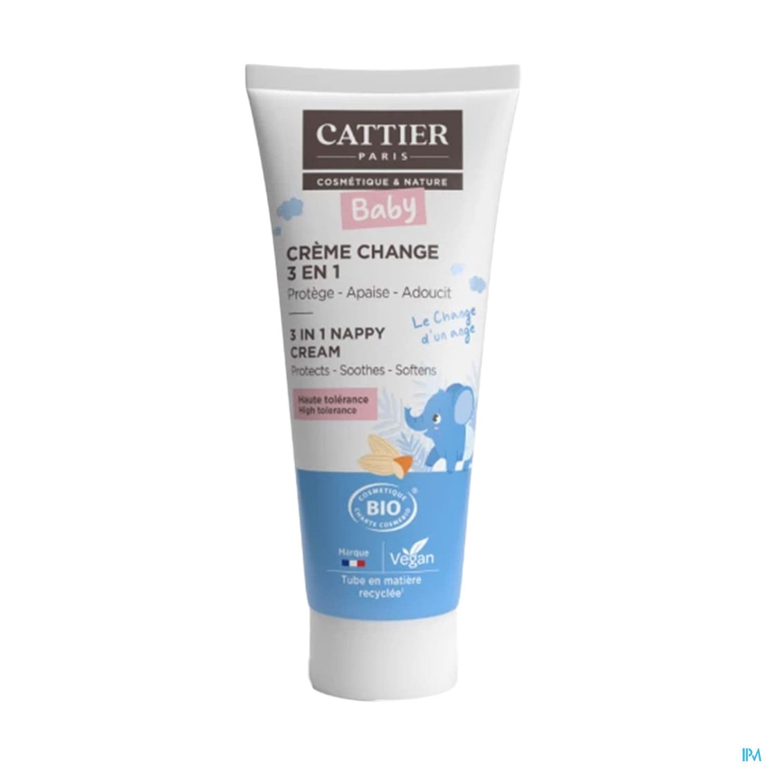 Cattier Bebe Creme Change 3en1 Bio 75ml