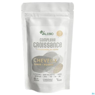 Valebio Complexe Croissance Cheveux Gelule 60