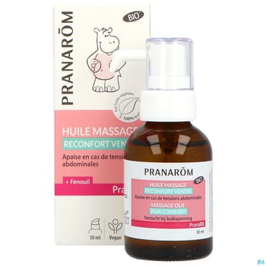 Pranarom Pranabb Huile De Massage Bio Reconfort Ventre 30ml