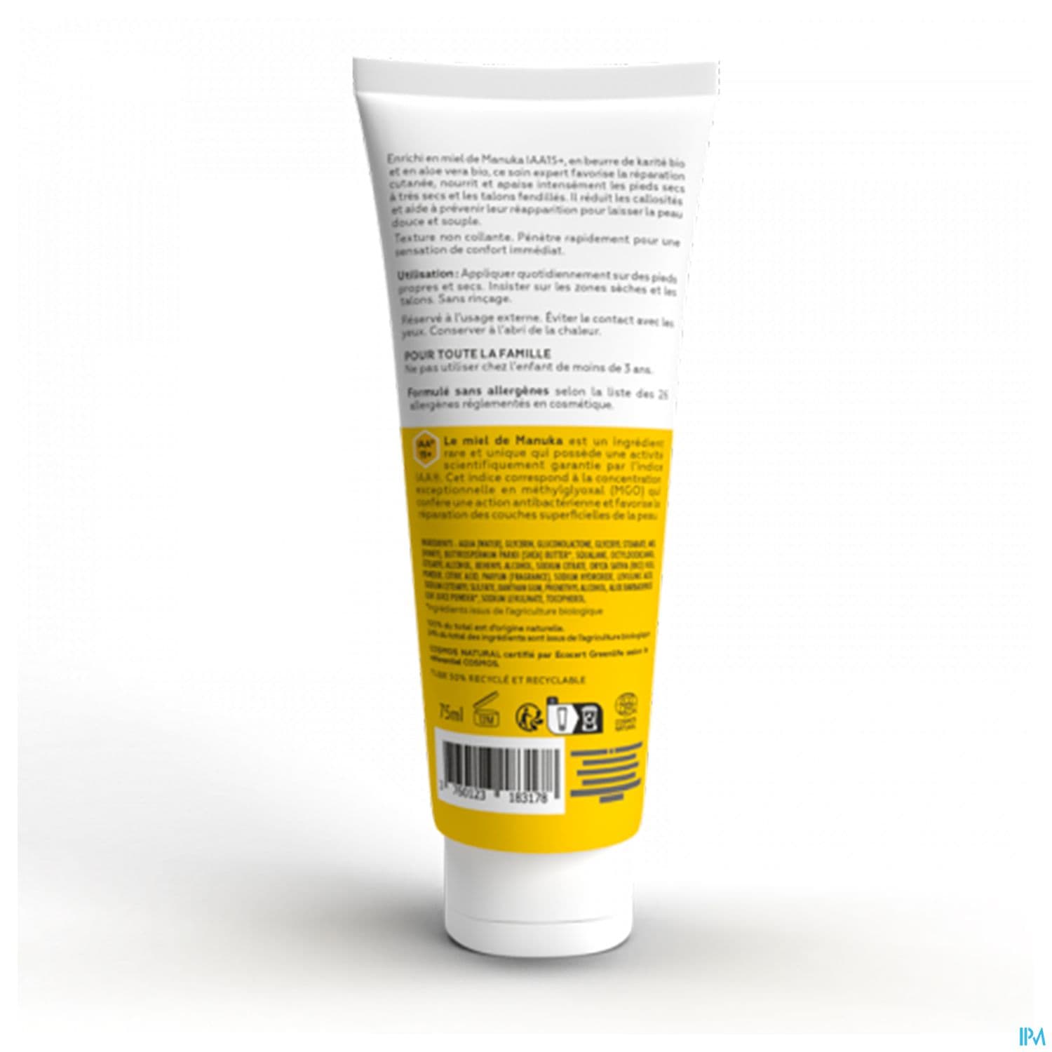 Cicamanuka Creme Pieds Reparatrice Au Miel De Manuka Iaa15+ 75ml