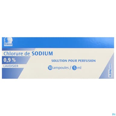 Lavoisier Sodium Chlorure 0.9% Solution Injectable 5ml 10