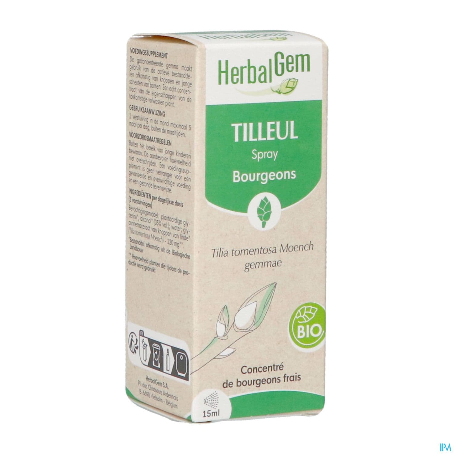 HERBALGEM TILLEUL BIO SPR 15ML
