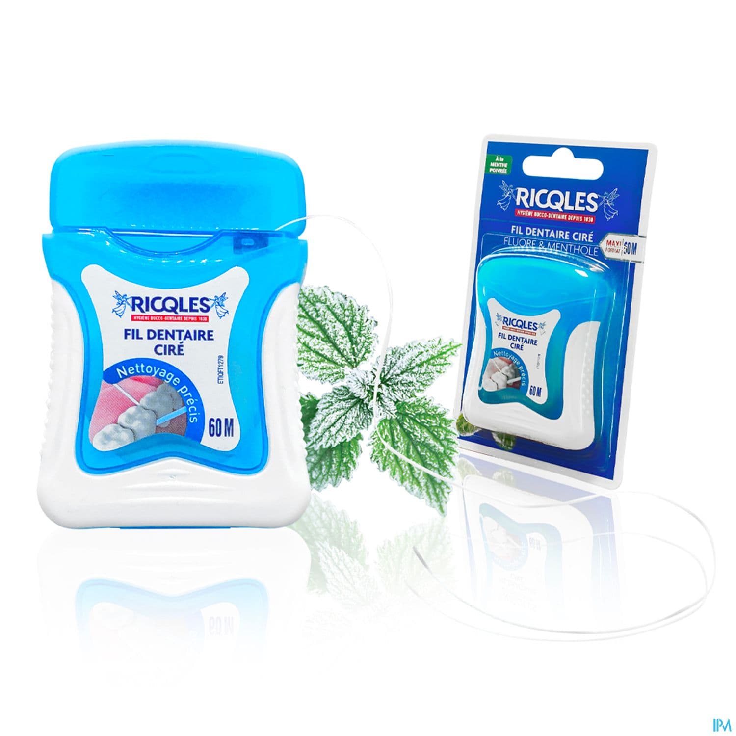 RICQLES FIL DENT CIRE MENTH 40M