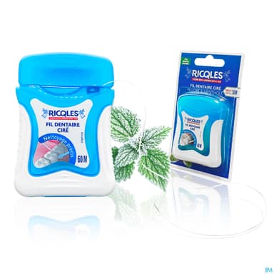 RICQLES FIL DENT CIRE MENTH 40M
