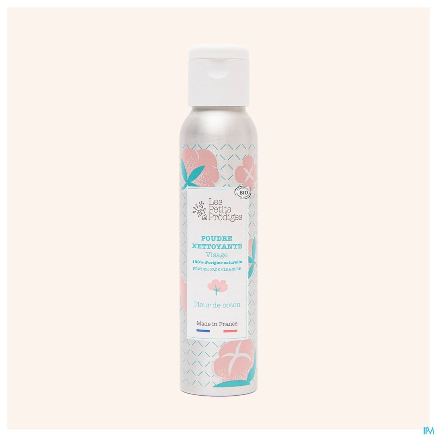 Les Petits Prodiges Poudre Nettoyante Visage Fleur De Coton Bio 25g