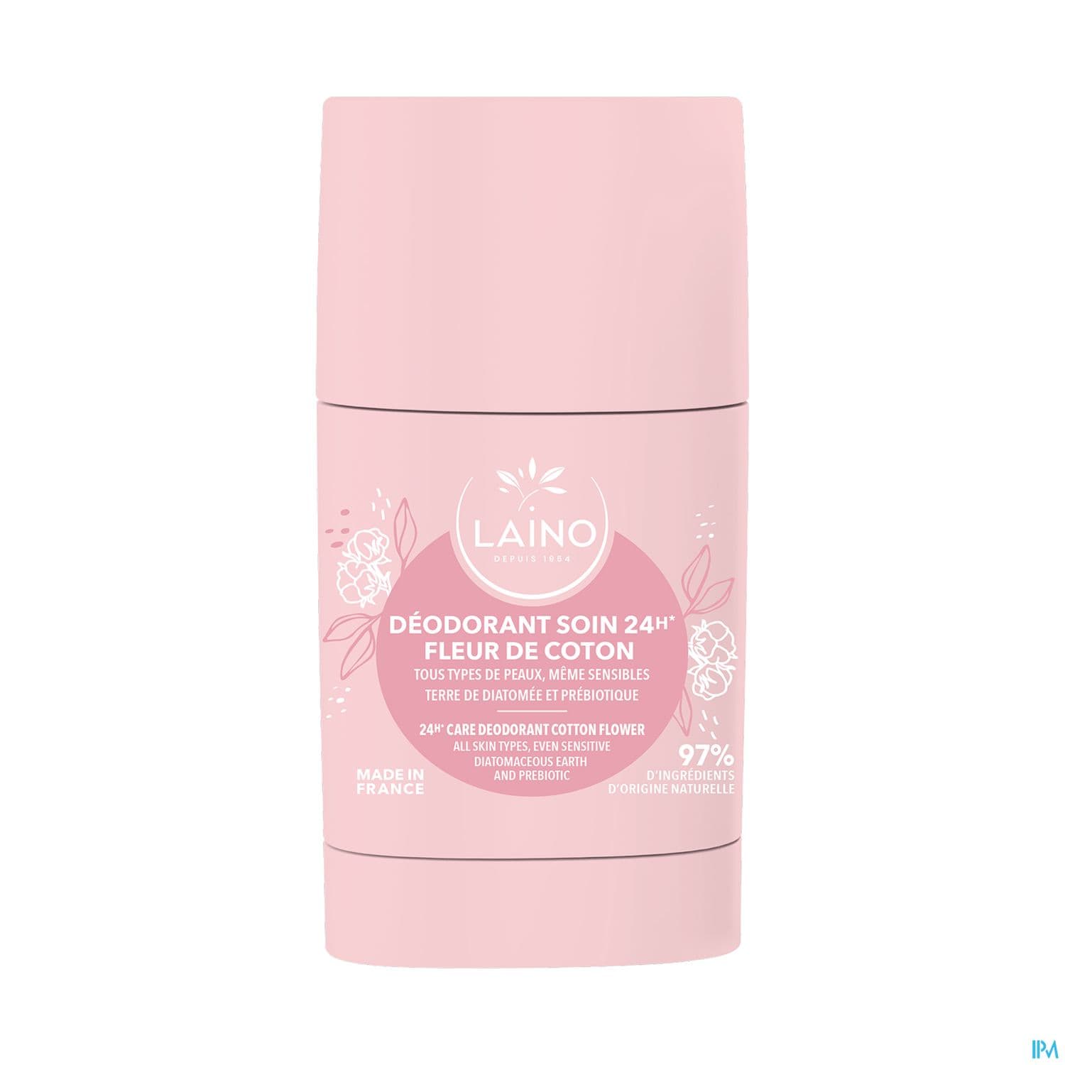 LAINO DEO SOLID FL COTON STICK 60G — Pharmacie du Vercors