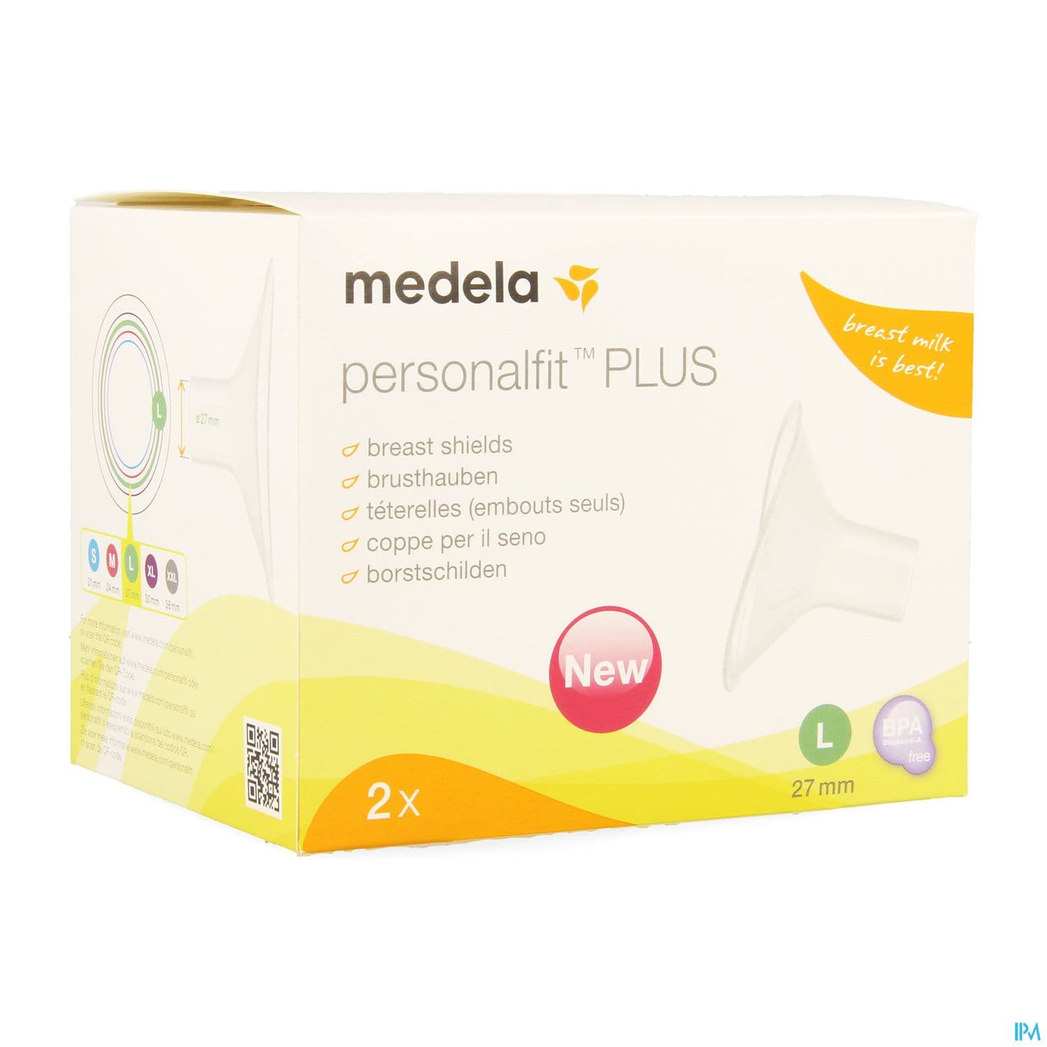 TETERELL MEDELA PERSONALFIT+ L X2