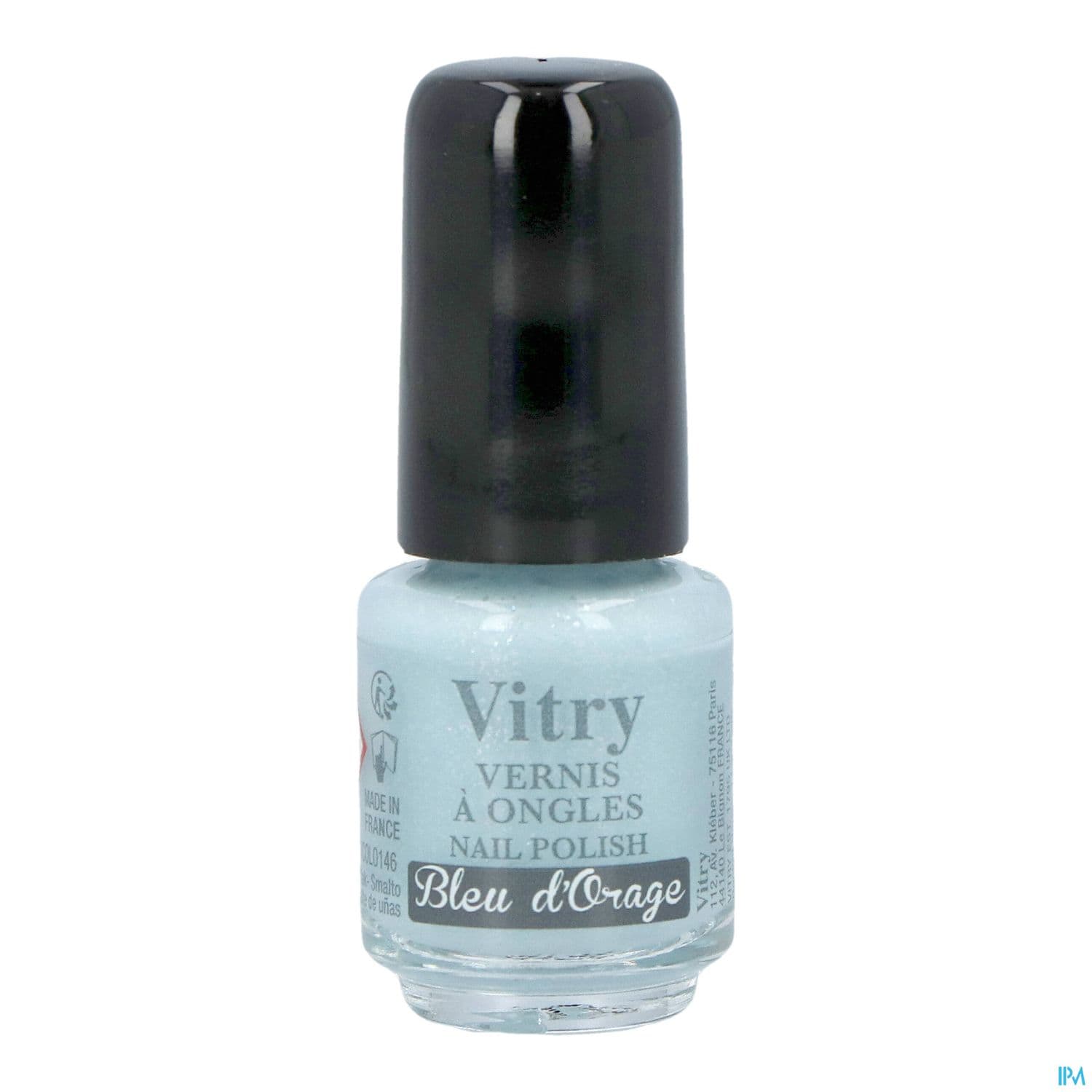 Vitry Vernis Ongles Bleu Orage Mini 4ml