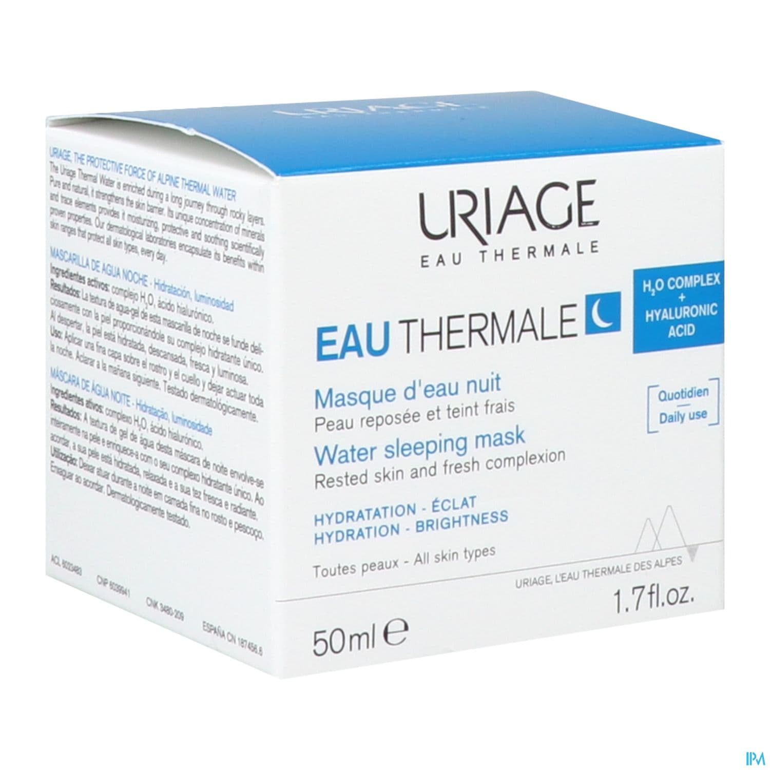 URIAGE EAU THERM MASQ EAU NUIT50ML