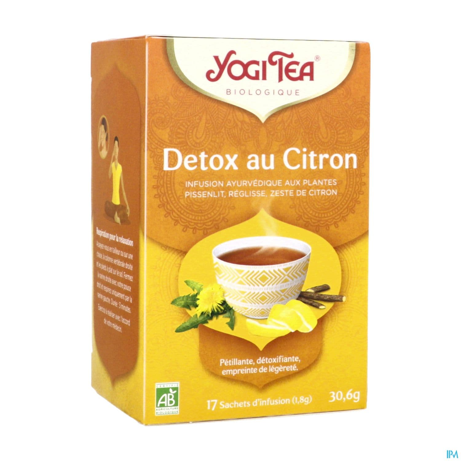 YOGI TEA DETOX CITRON SACH 17