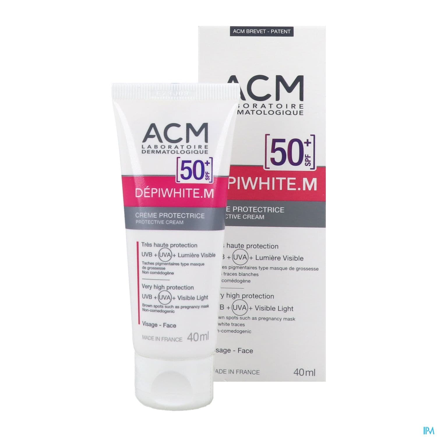 Depiwhite M Ecran Solaire Creme Fl Pompe 50ml
