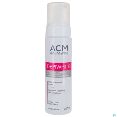 Acm Depiwhite Mousse Nettoyante Eclaircissante 200ml