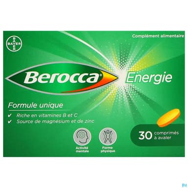 BEROCCA ENERGIE CPR PELLICULE 30