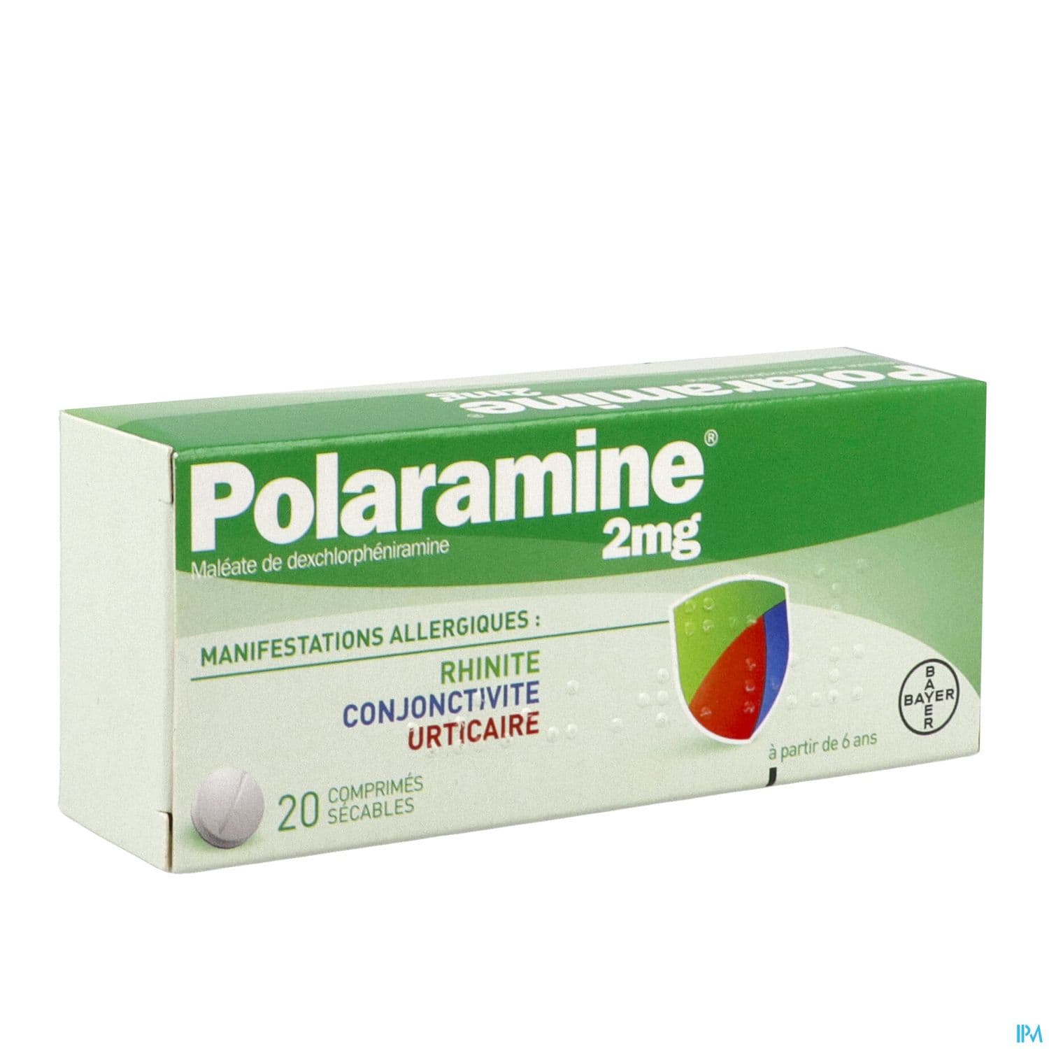 Polaramine 2mg Comprime Secable 20
