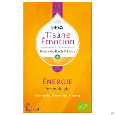 DEVA TISANE EMOTION ENERGIE SACH20