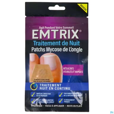 Emtrix Patch Nuit Mycose Ongles 14