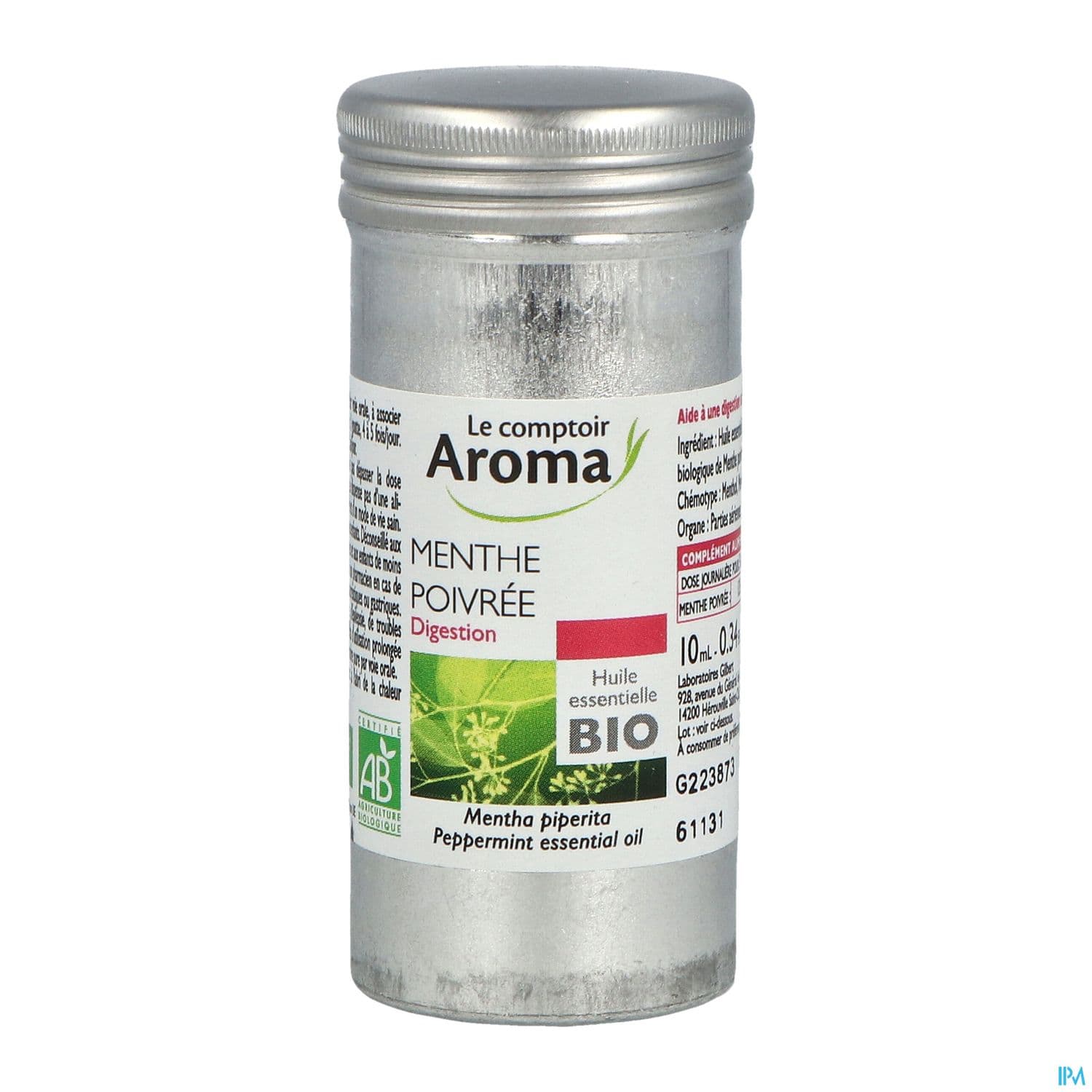 LCAROMA HE MENTHE POIVR BIO 10ML