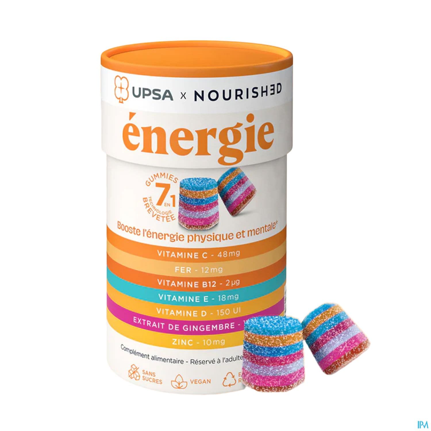 UPSA NOURISH ENERGIE 7EN1 GUMMIE30