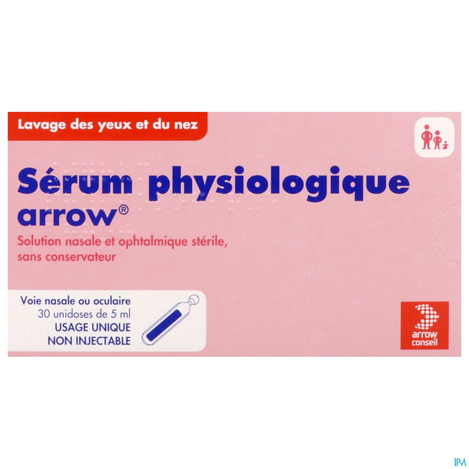 ARROW SERUM PHYSIO 5ML UNIDOSE 30