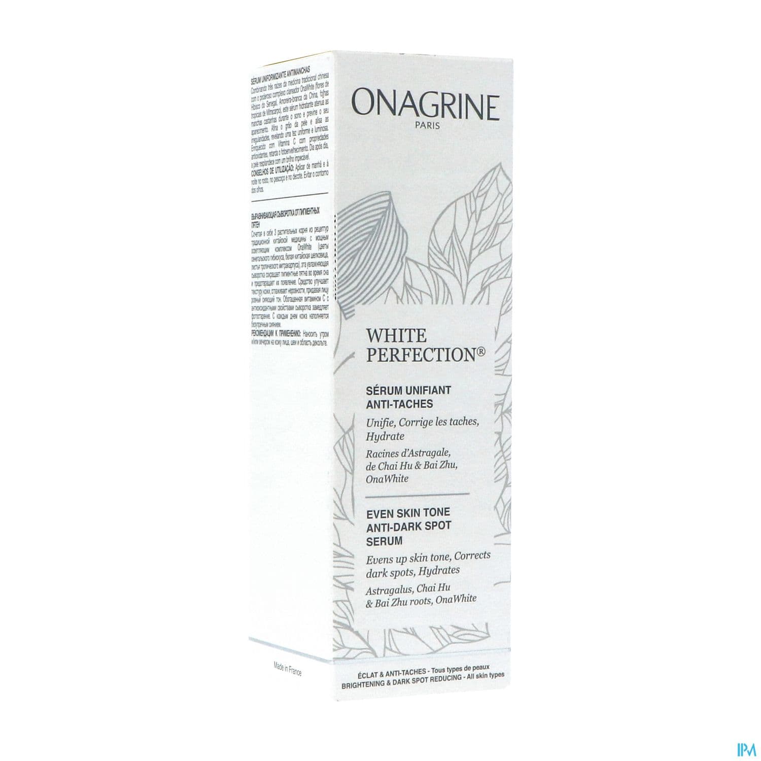 Onagrine White Perfection Serum Unifiant Antitaches 30ml