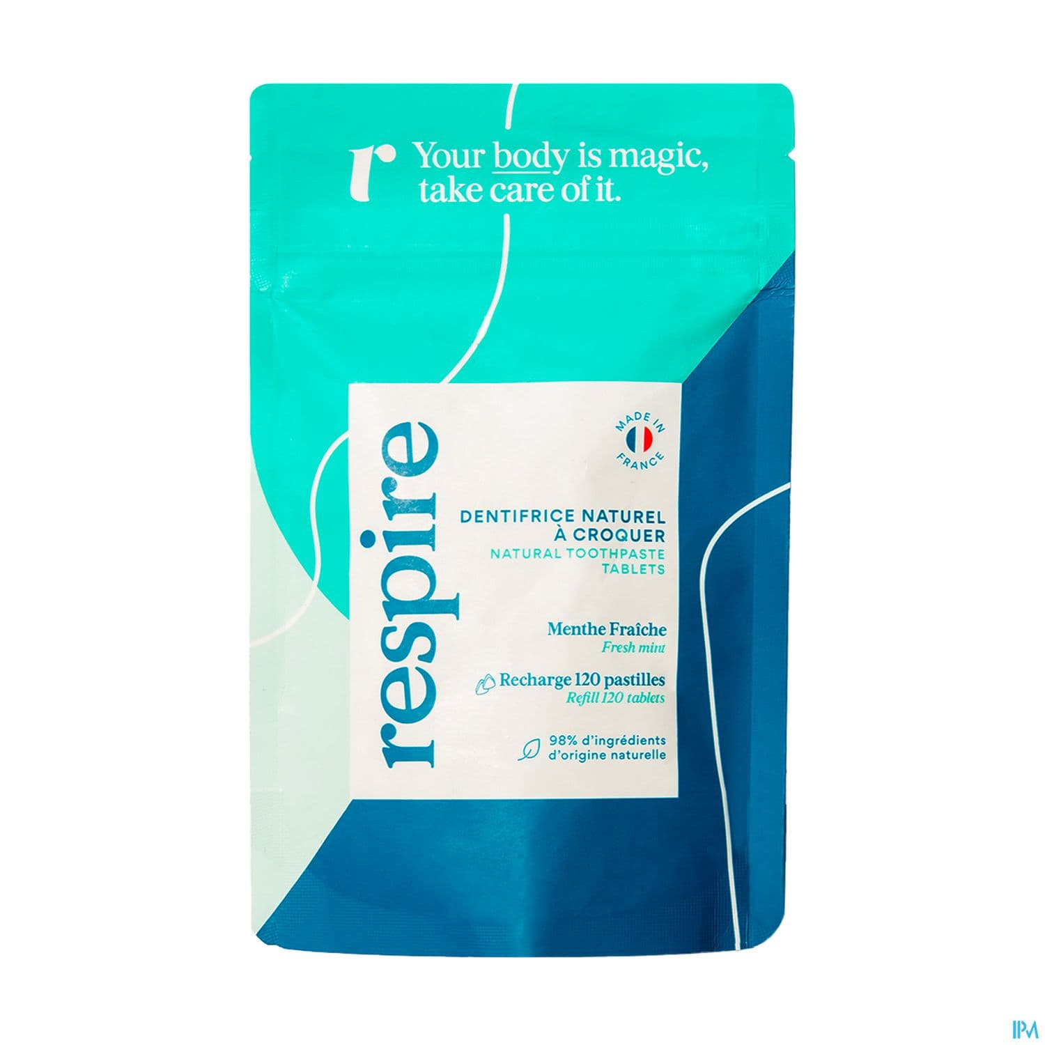 Respire Dentifrice Solide Recharge Pastille 120