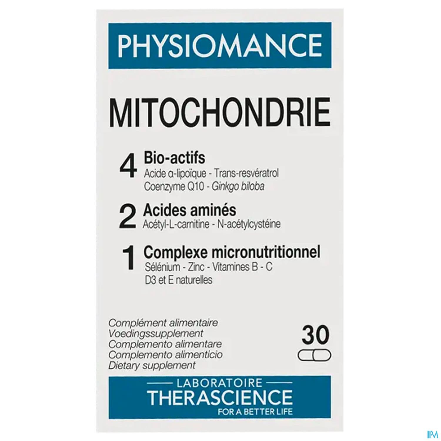 Therascience Physiomance Mitochondrie Gelule 30