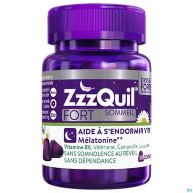 Zzzquil Fort Sommeil Fruits Des Bois Gommes 30