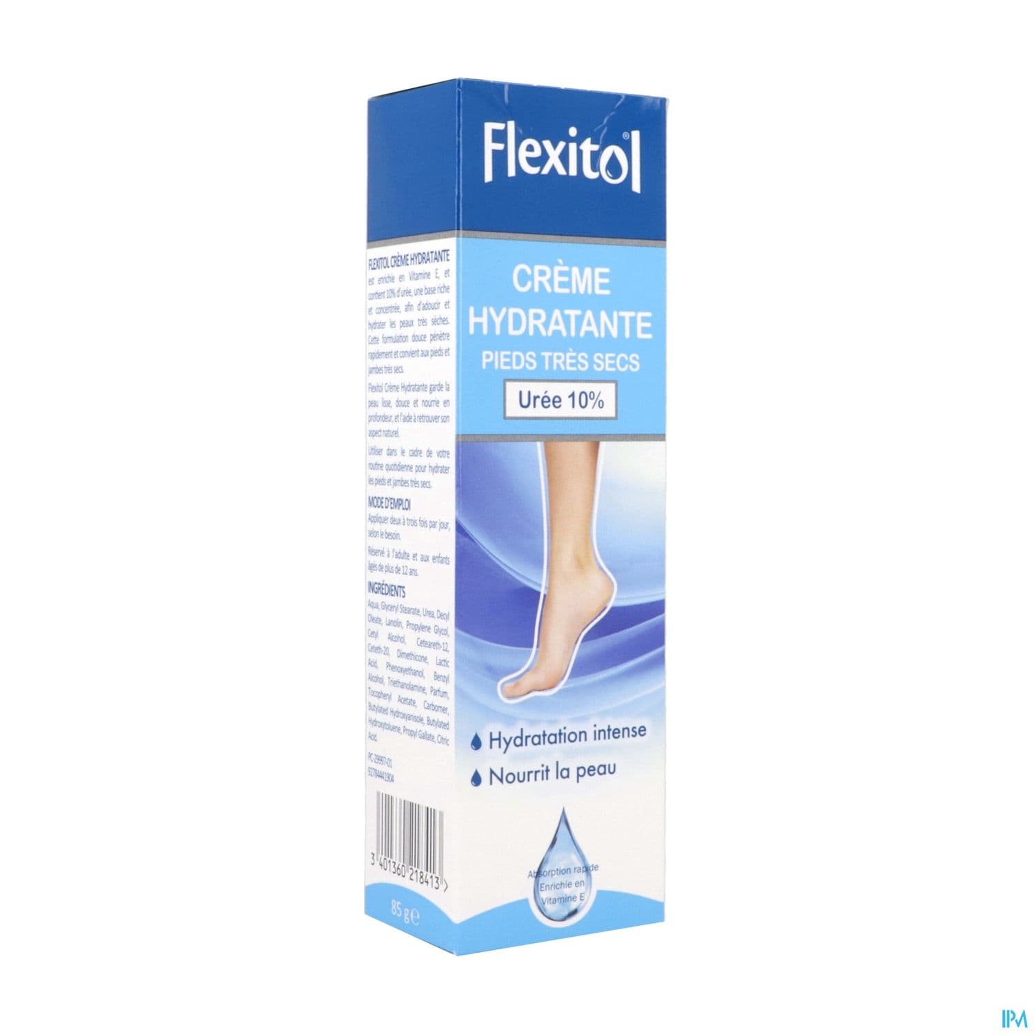 Flexitol Creme Hydratante Pieds Tres Secs Uree 10% 85g