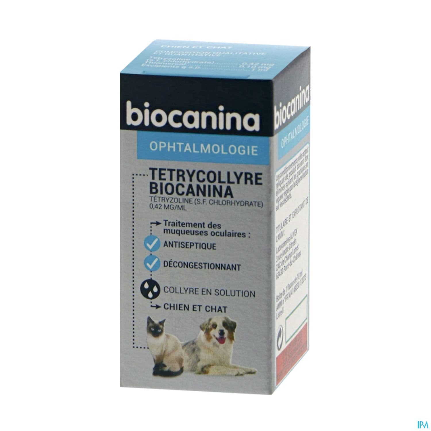Tetrycollyre Chien Chat 10ml