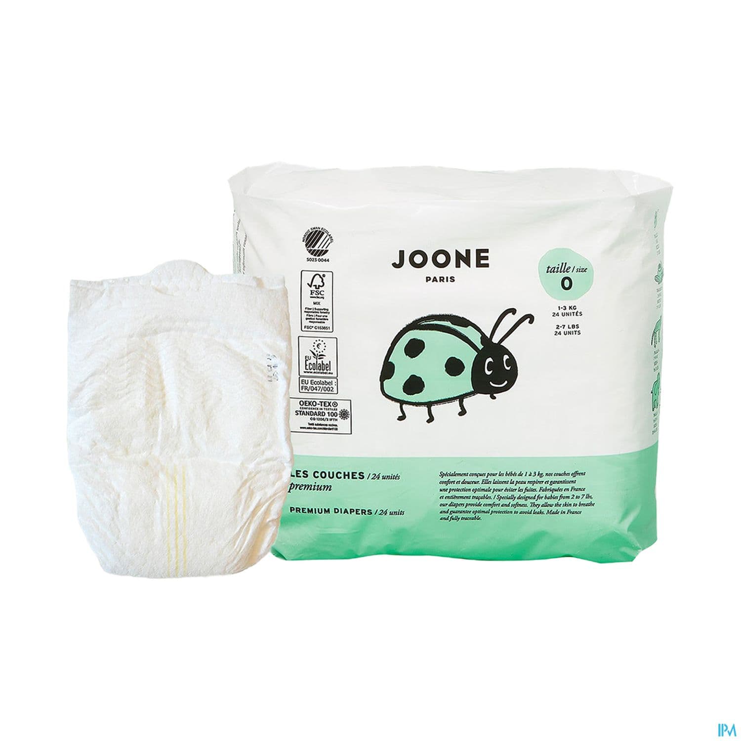 JOONE COUCHE PREMA T0 1-3KG 24