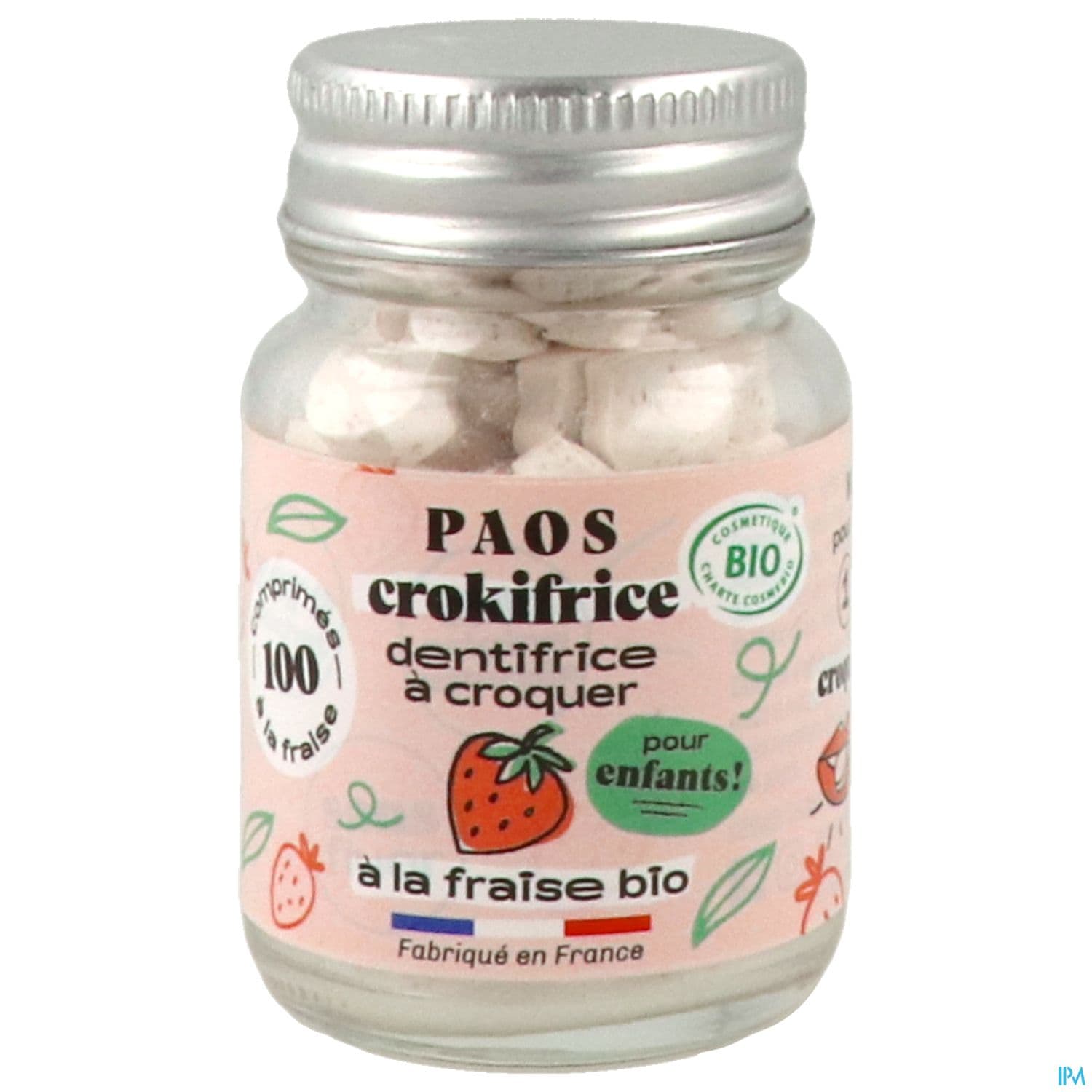PAOS DENT CROKI FRAISE BIO CPR 100