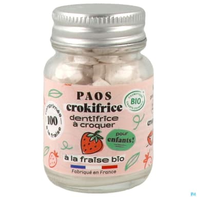 PAOS DENT CROKI FRAISE BIO CPR 100