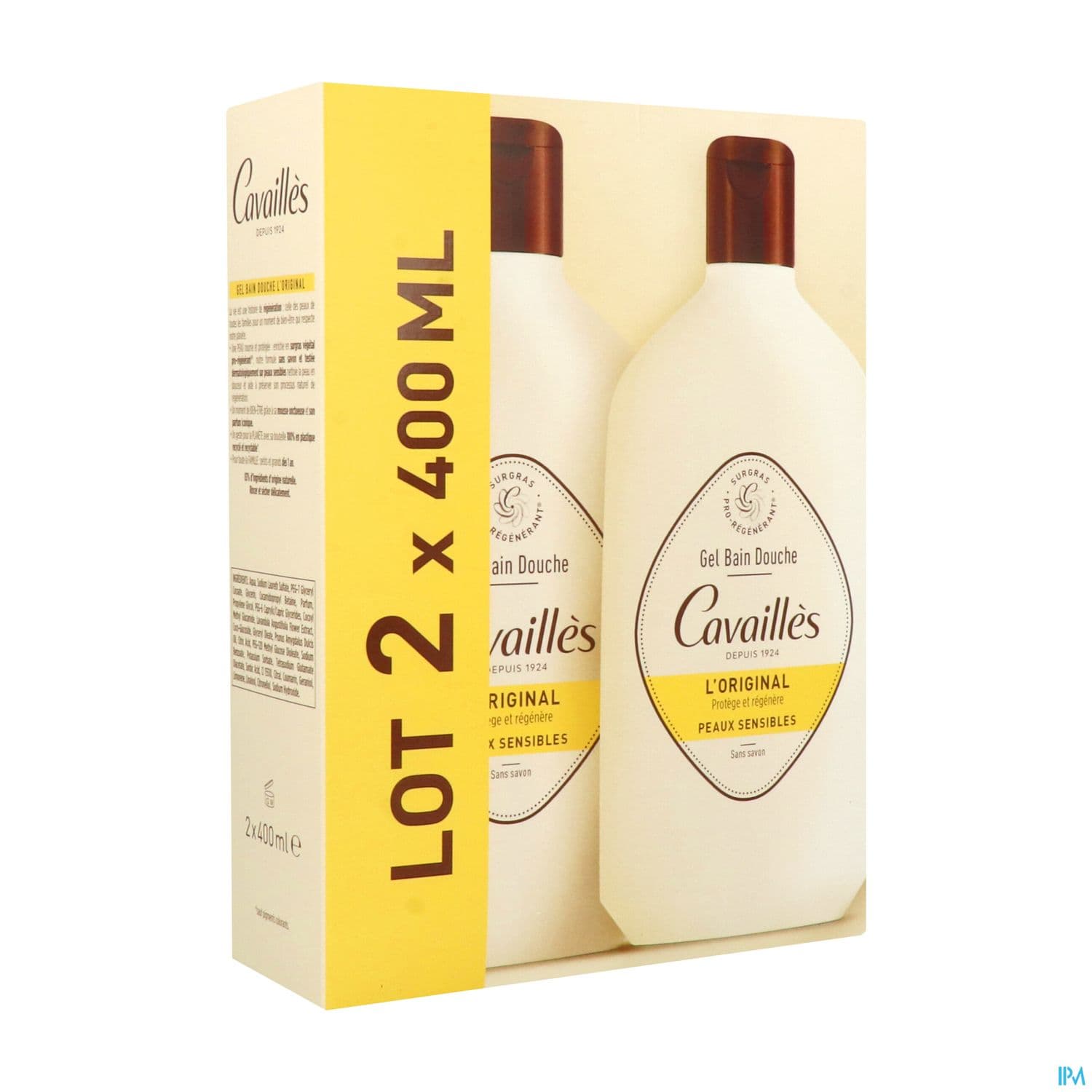 CAVAILLES BAIN DCH ORIGINAL 400ML2 — Pharmacie Du Pont Nely - Trouville-sur-Mer