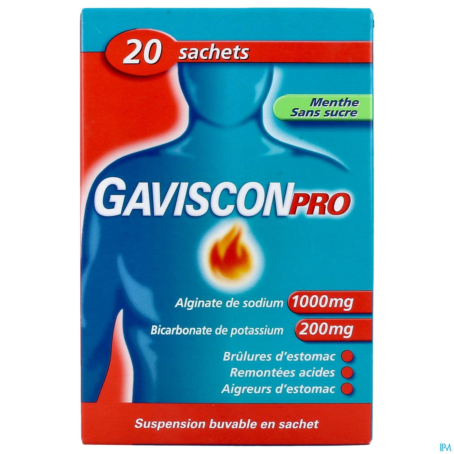 GAVISCONPRO MENTHE SACHET 10ML 20