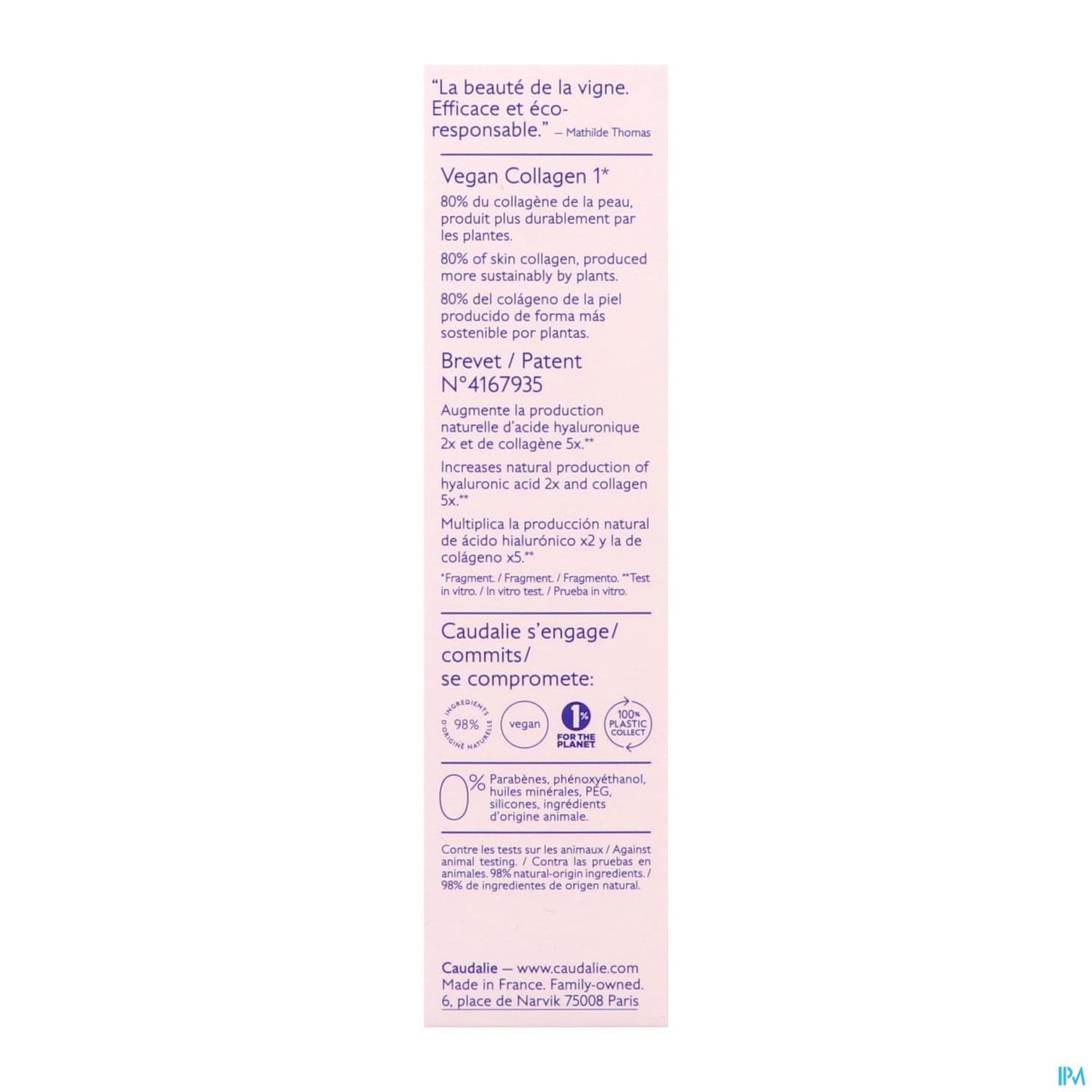 CAUDALIE RESVER LIFT FL CACHEM40ML
