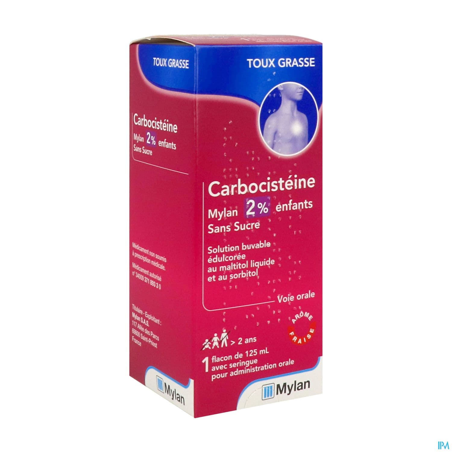 CARBOCISTEINE 2% VTS SOL S/S 125ML
