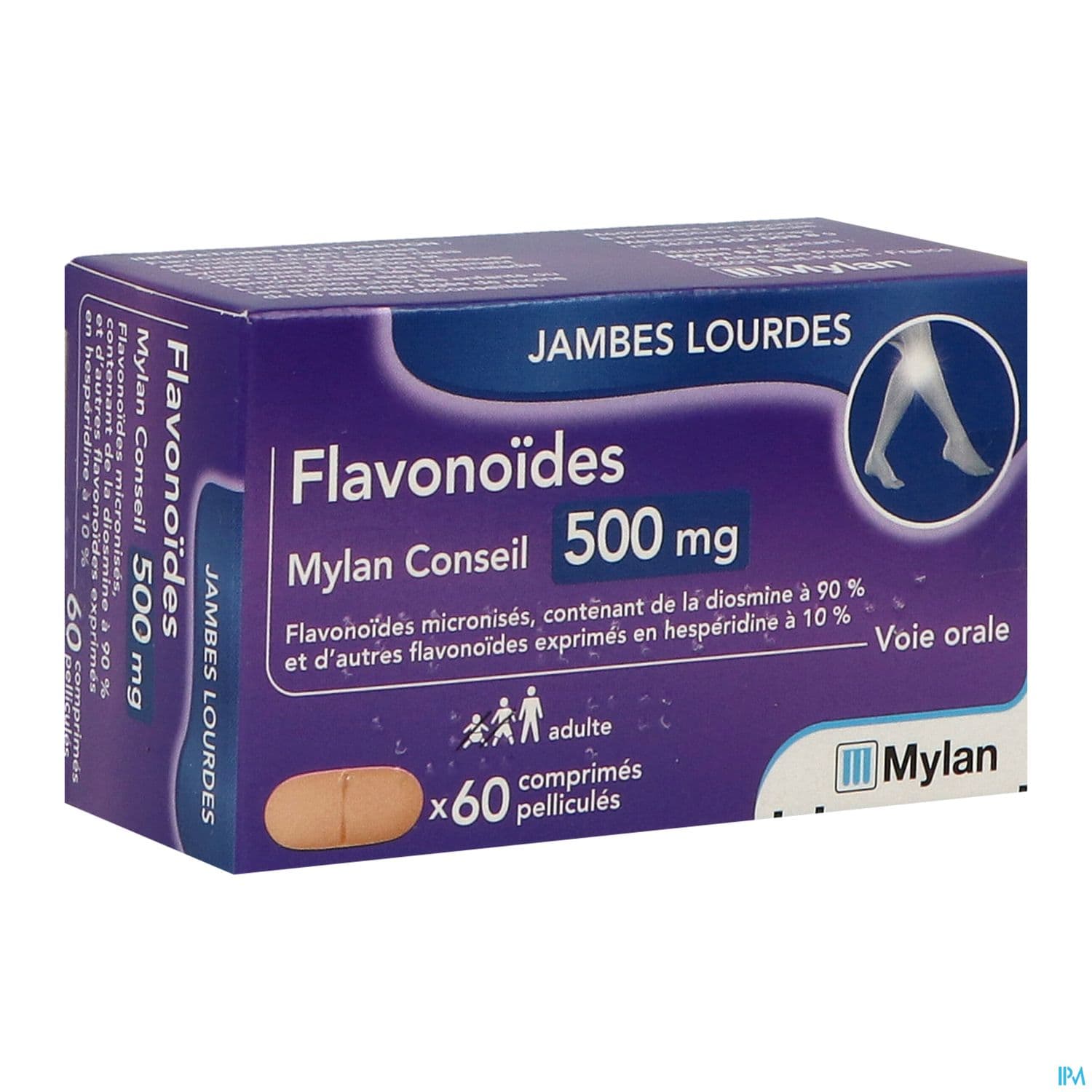 FLAVONOIDES 500MG VIATRIS CPR 60