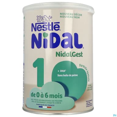 NIDALGEST LAIT 1AGE PDR 800G