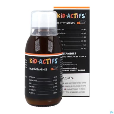 Synactifs Kidactifs Multivitamines Solution Buvable 125ml