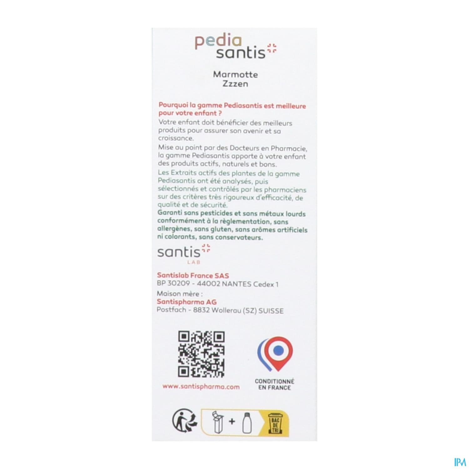 Santis Pediasantis Sommeil Nervosite 100ml