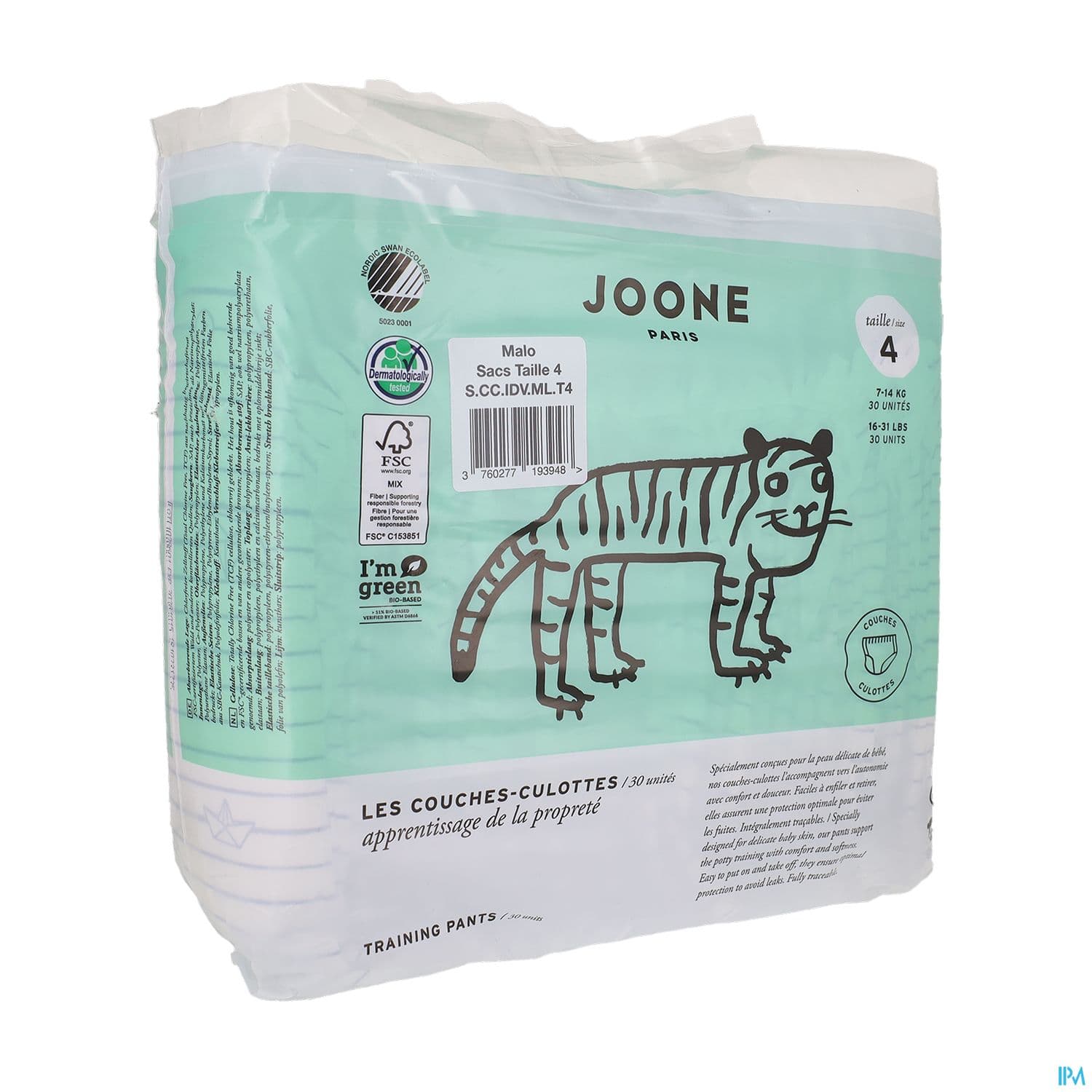 JOONE COUCHE CULOT MALO T4 X30