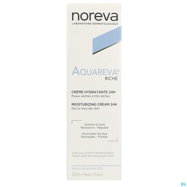 AQUAREVA HYDR CR RICHE 24H 40ML