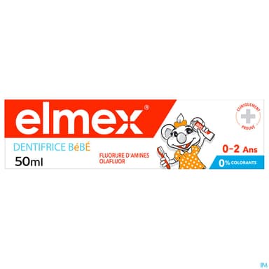Elmex Bebe Dentifrice 0/2ans 50ml