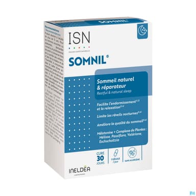 Ineldea Isn Somnil Sommeil Naturel Reparateur Gelule 30
