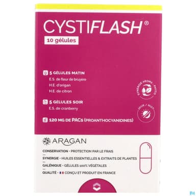 Aragan Cystiflash Gelule 10