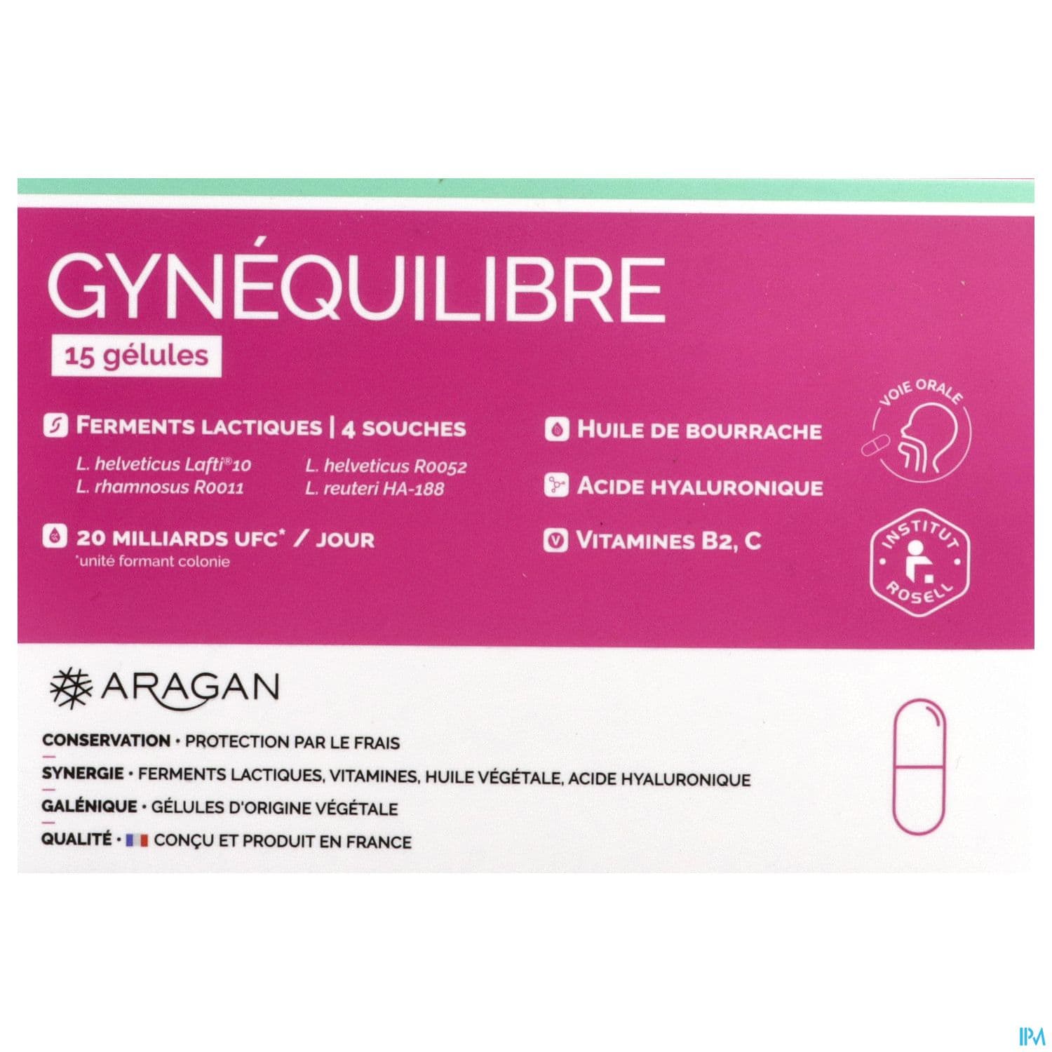 Aragan Gynequilibre Gelule 15