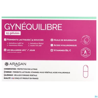 Aragan Gynequilibre Gelule 15