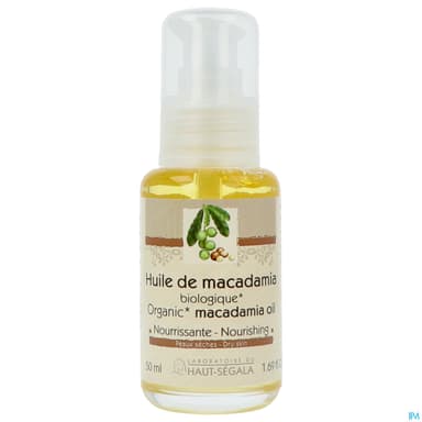 Laboratoire Du Haut-segala Huile Vegetale Bio De Macadamia Biologique 50ml