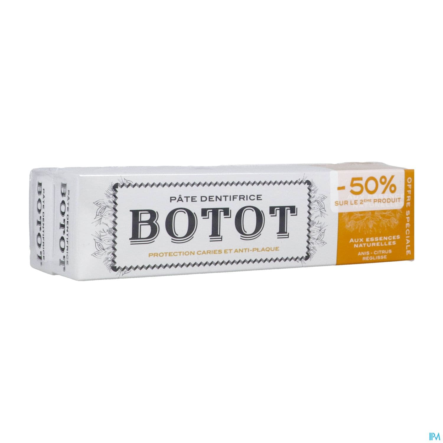 Botot Dentifrice Anis Citrus Reglisse 75ml X2